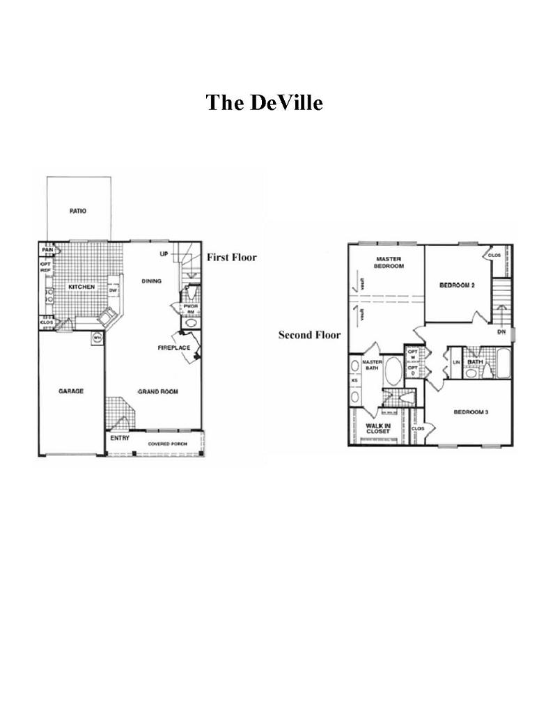 Floor Plans / Homes for Sale