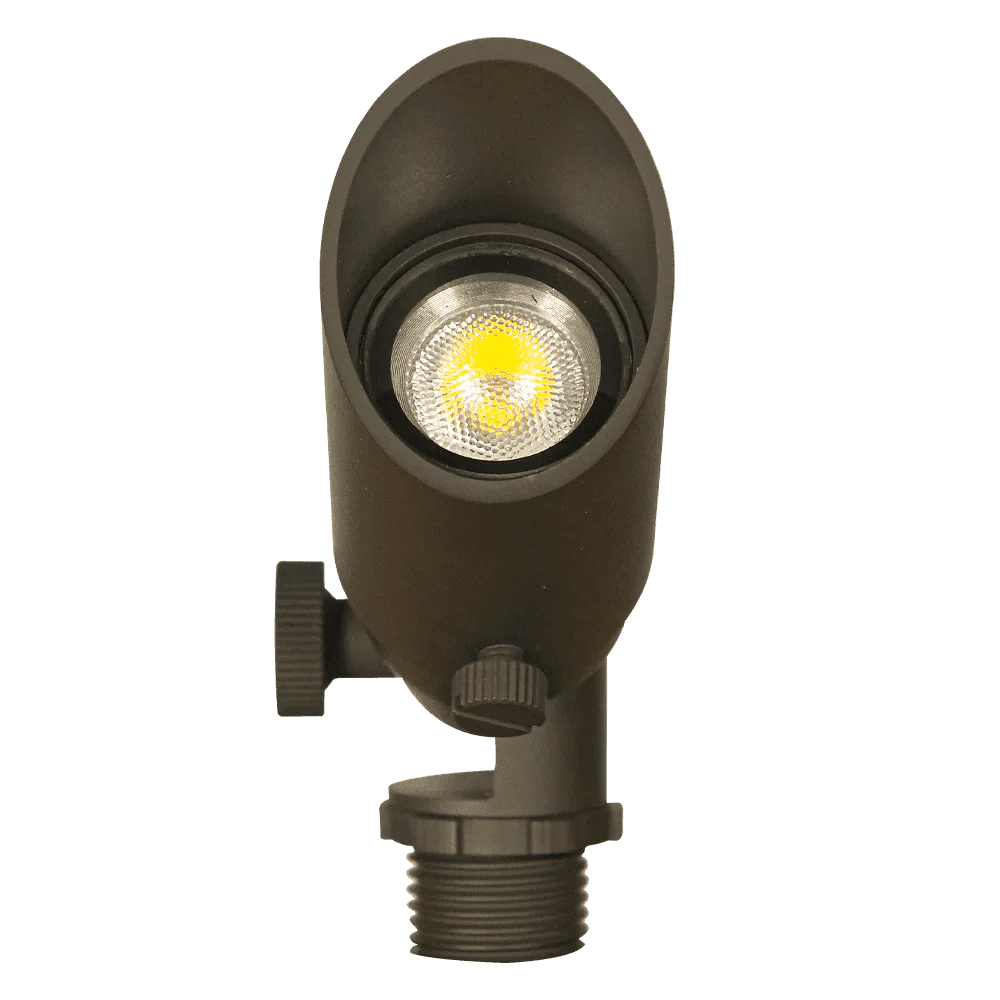 SPB08 5W Low Voltage Outdoor Brass Spotlight Kings Outdoor Lighting