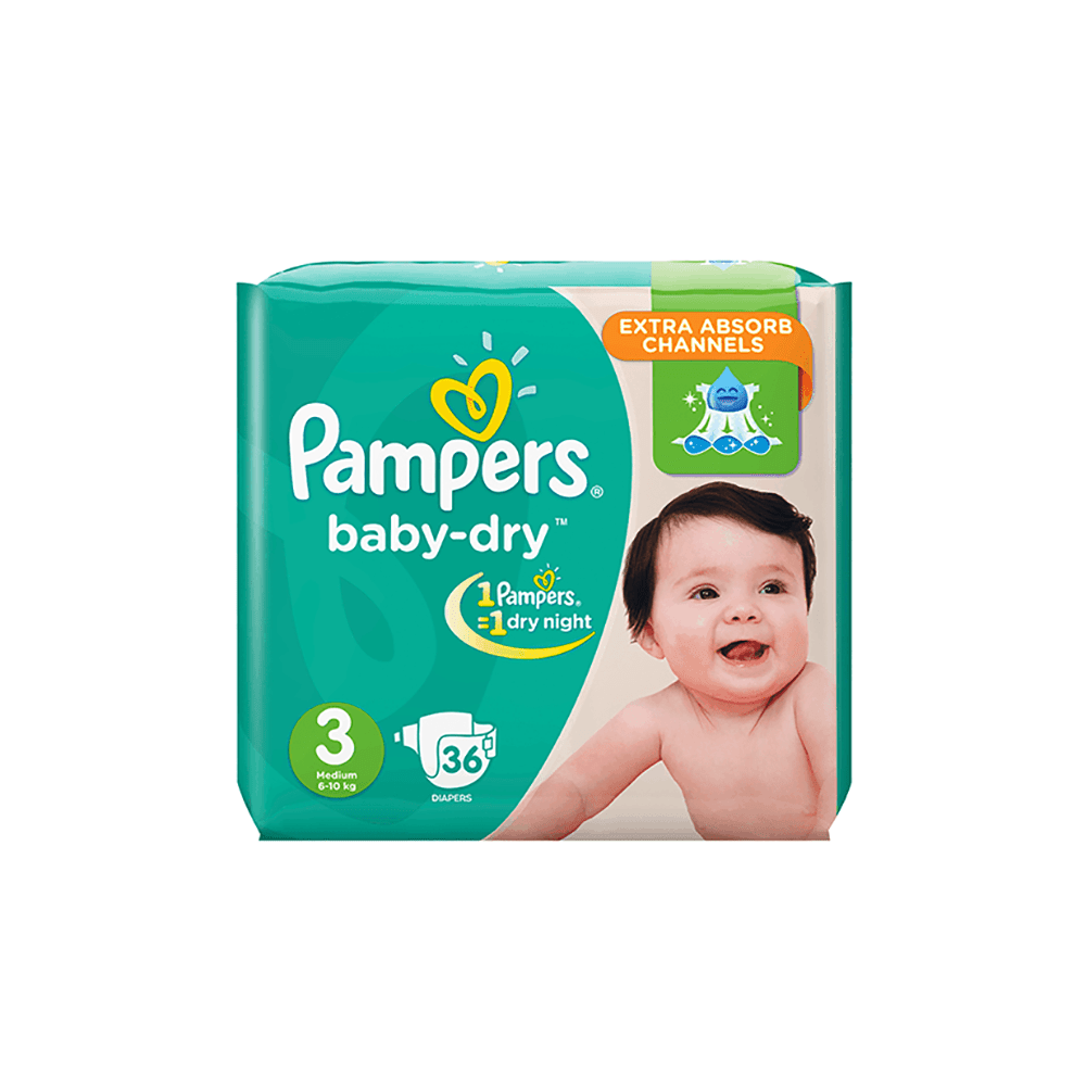 PAMPERS DIAPERS BUTTERFLY ECONOMY PACK (JUMBO) 3 MIDIUM PCS Kingsway