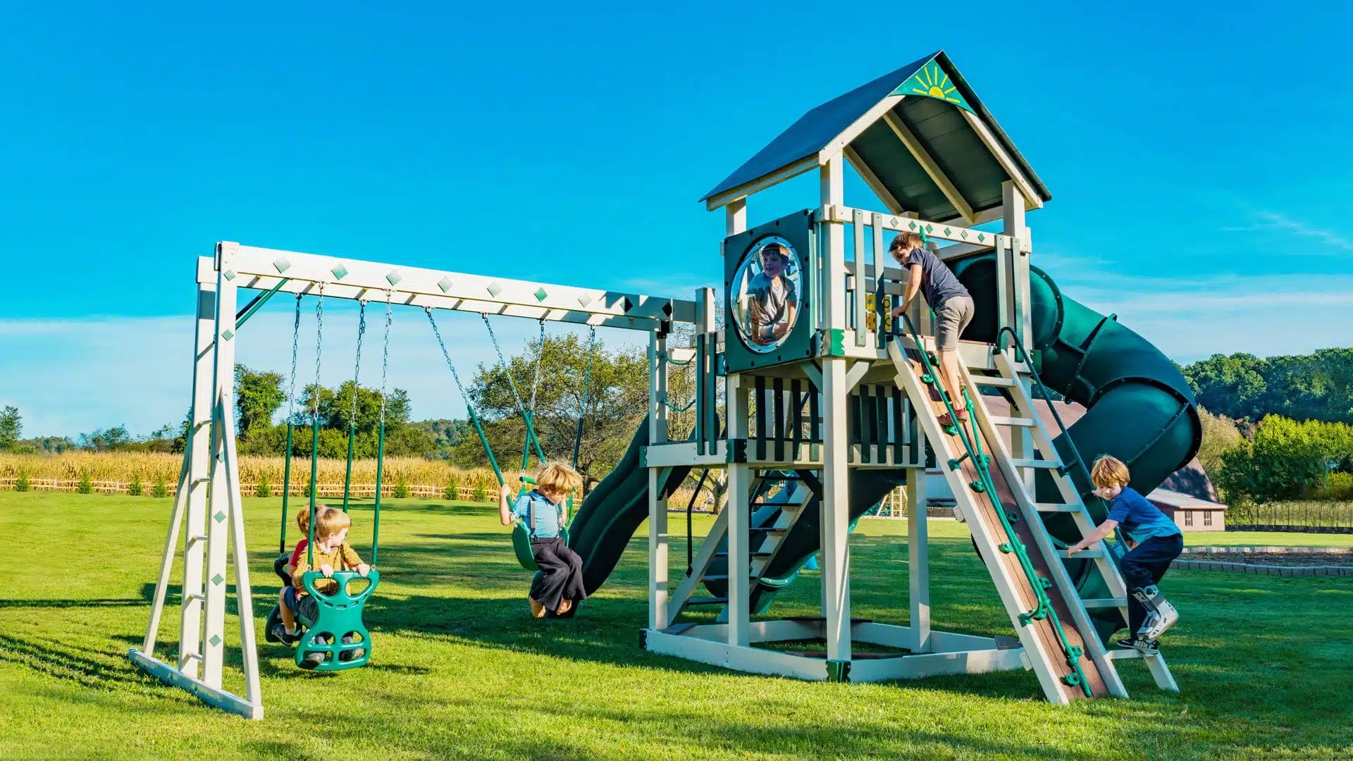 The Eclipse Swing Set » King Swings
