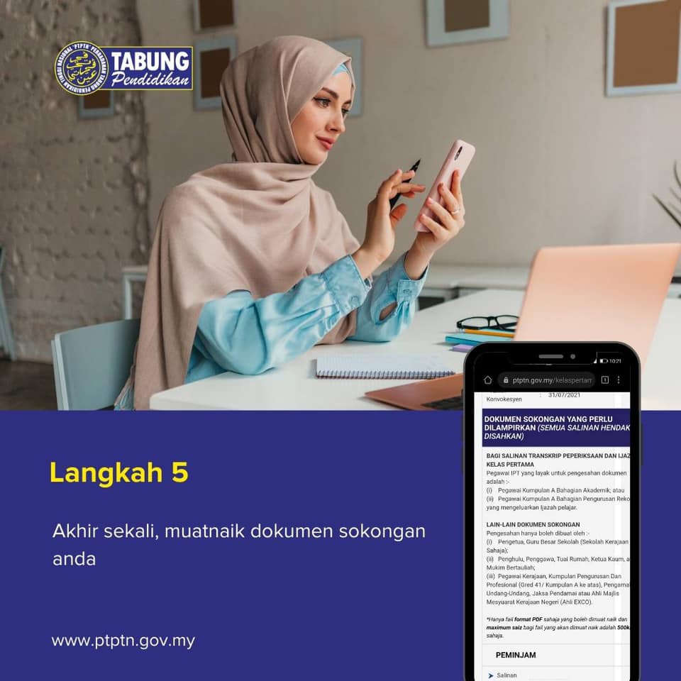 Peminjam PTPTN & Pemegang Ijazah Sarjana Muda Kelas