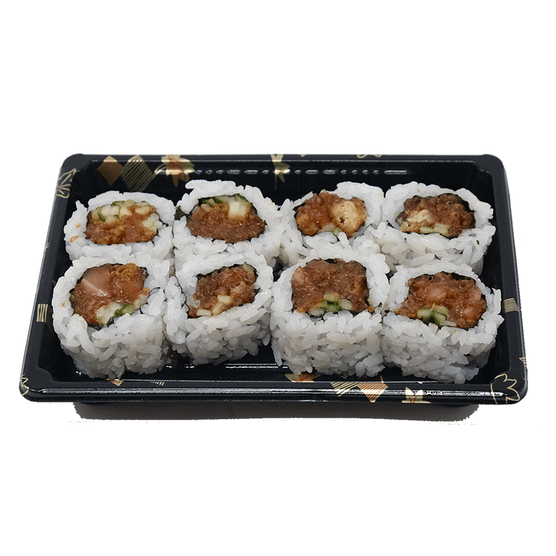 Crunchy Spicy Salmon Roll (8 pcs) Kinjo Express