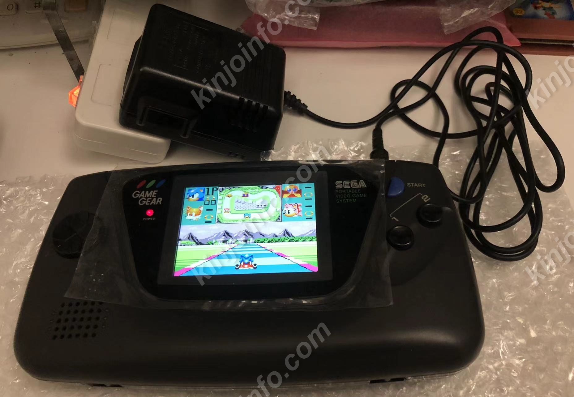SEGAゲームギア（LCD MOD取付+コンデンサフル交換などの全面メンテ済み品）【中古、GG日本版】 / kinjoinfo
