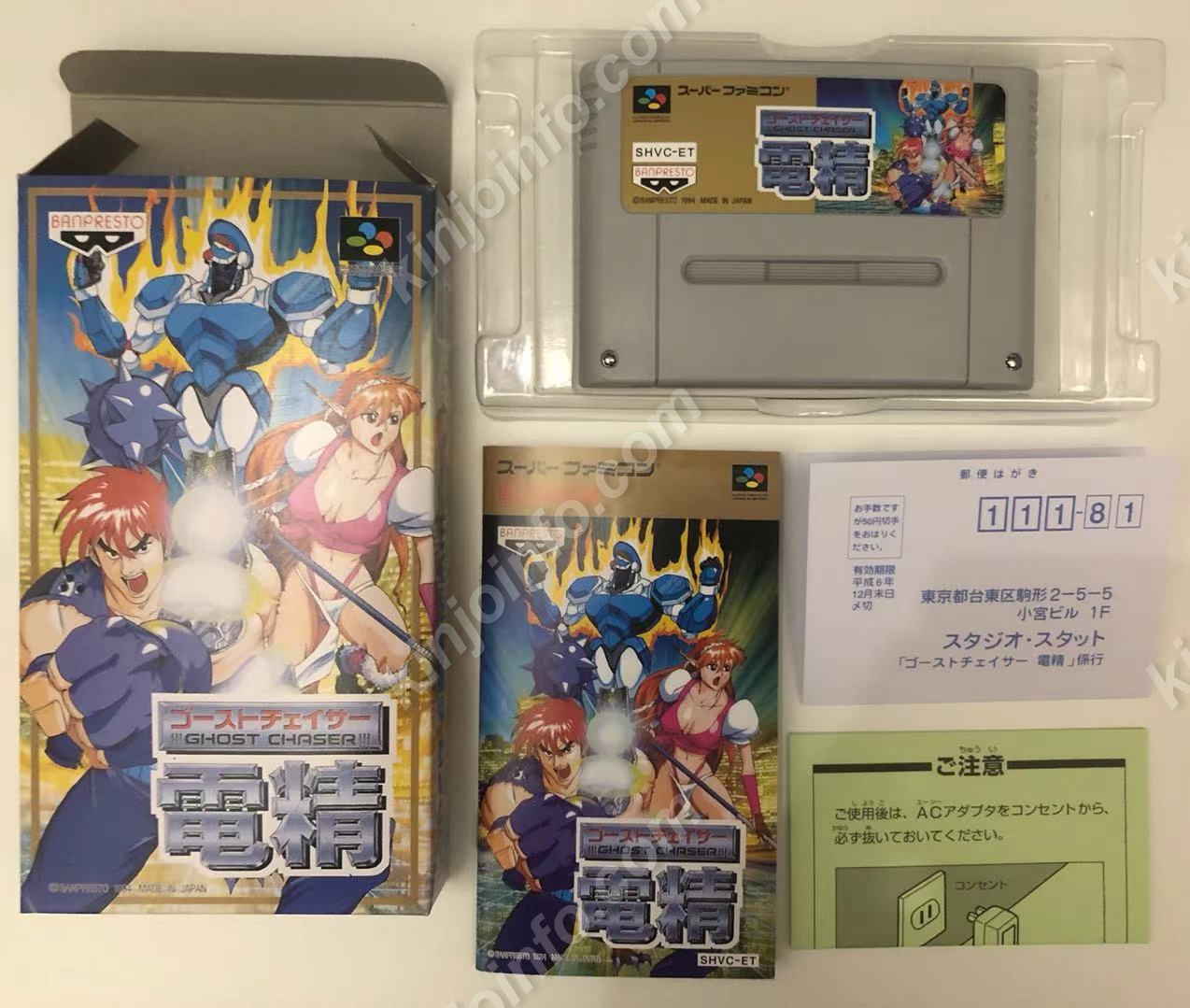 ゴーストチェイサー電精【中古美品・通常版・日本版】 / kinjoinfo