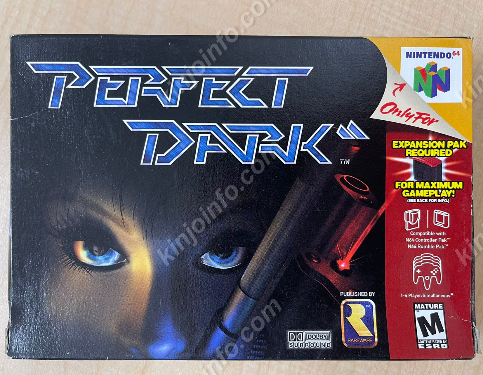 Perfect Dark（パーフェクトダーク）【中古美品・N64北米版】 / kinjoinfo