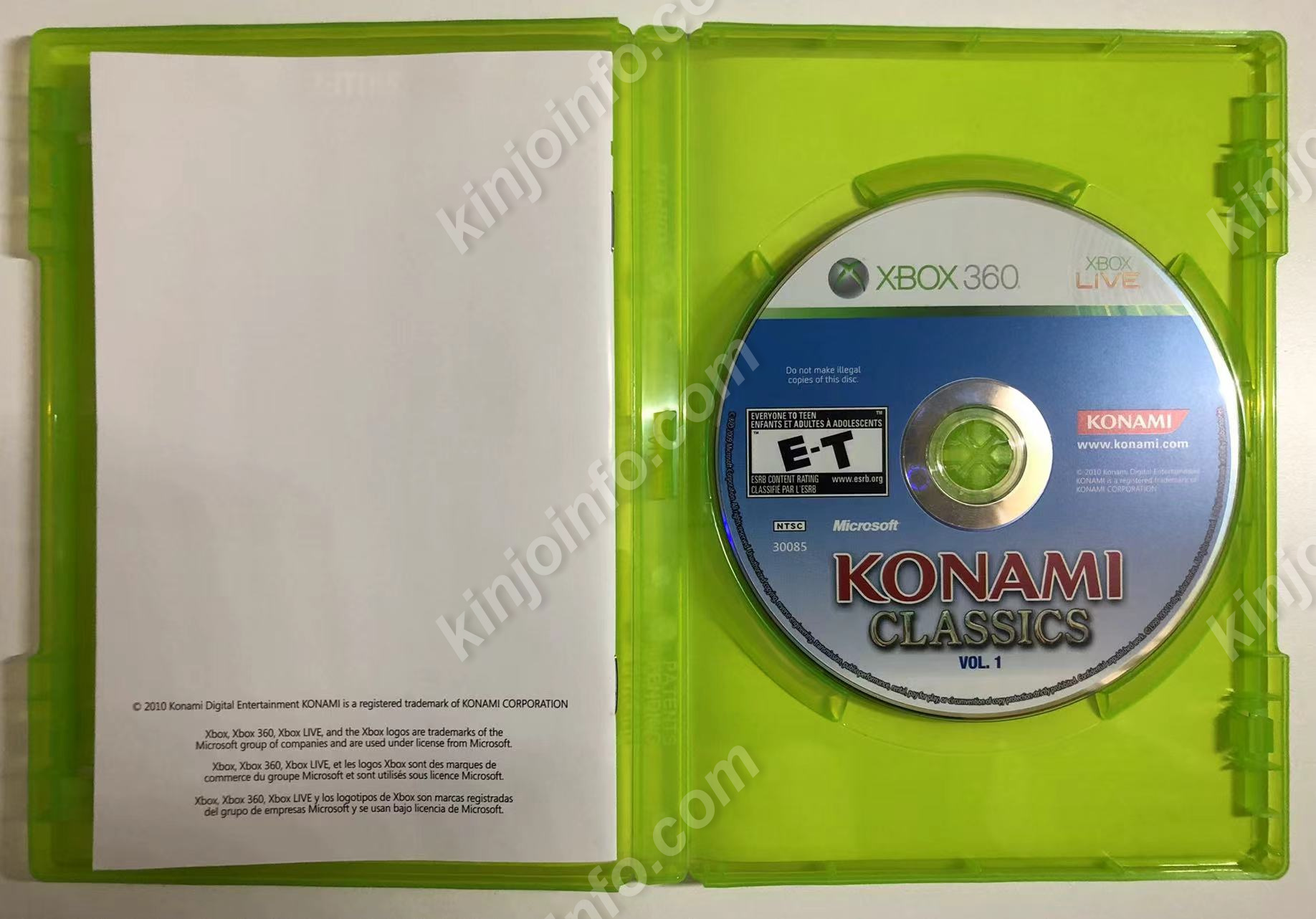 Konami Classics Vol.1【中古美品・xbox360北米版】 / kinjoinfo