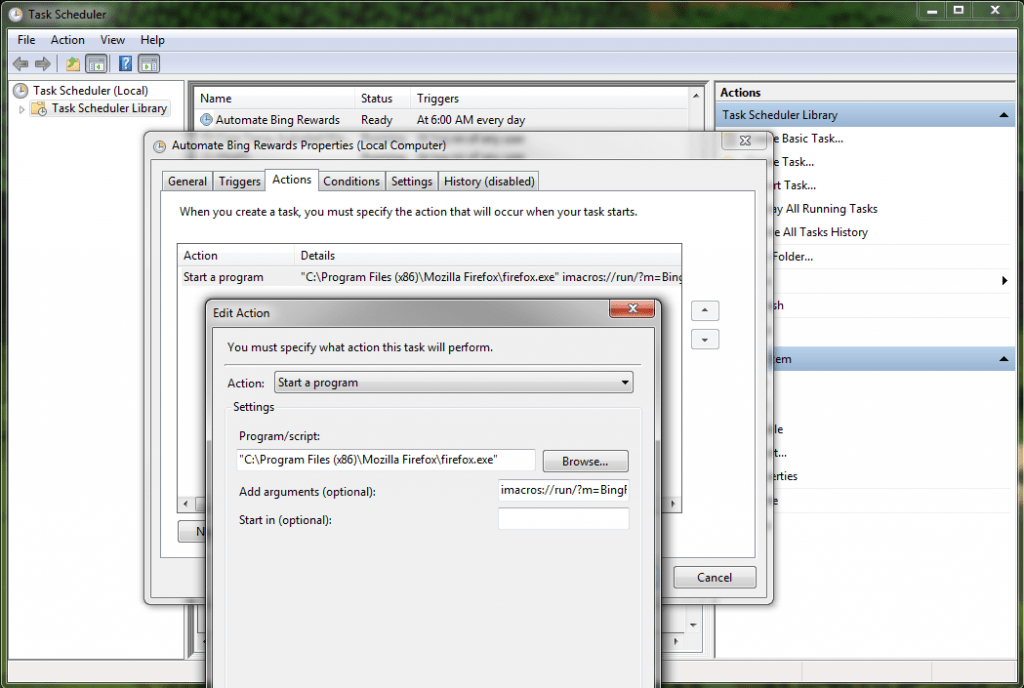 powershell How to automate Bing search queries in all existing.