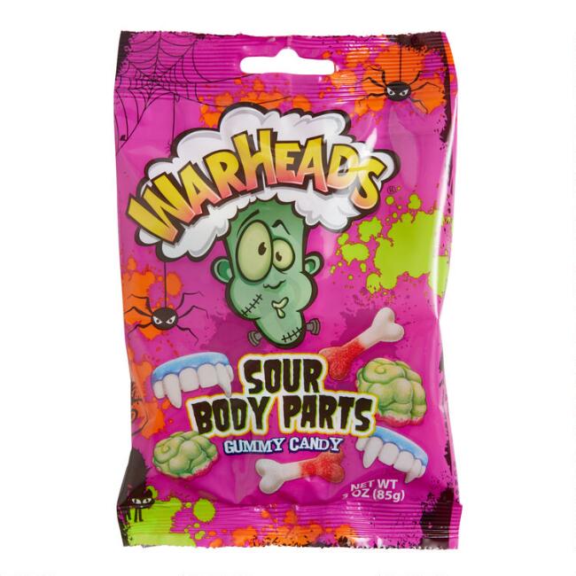 Warheads Sour Body Parts Gummy Candy Kinky Kontrol Let's Make Merch!
