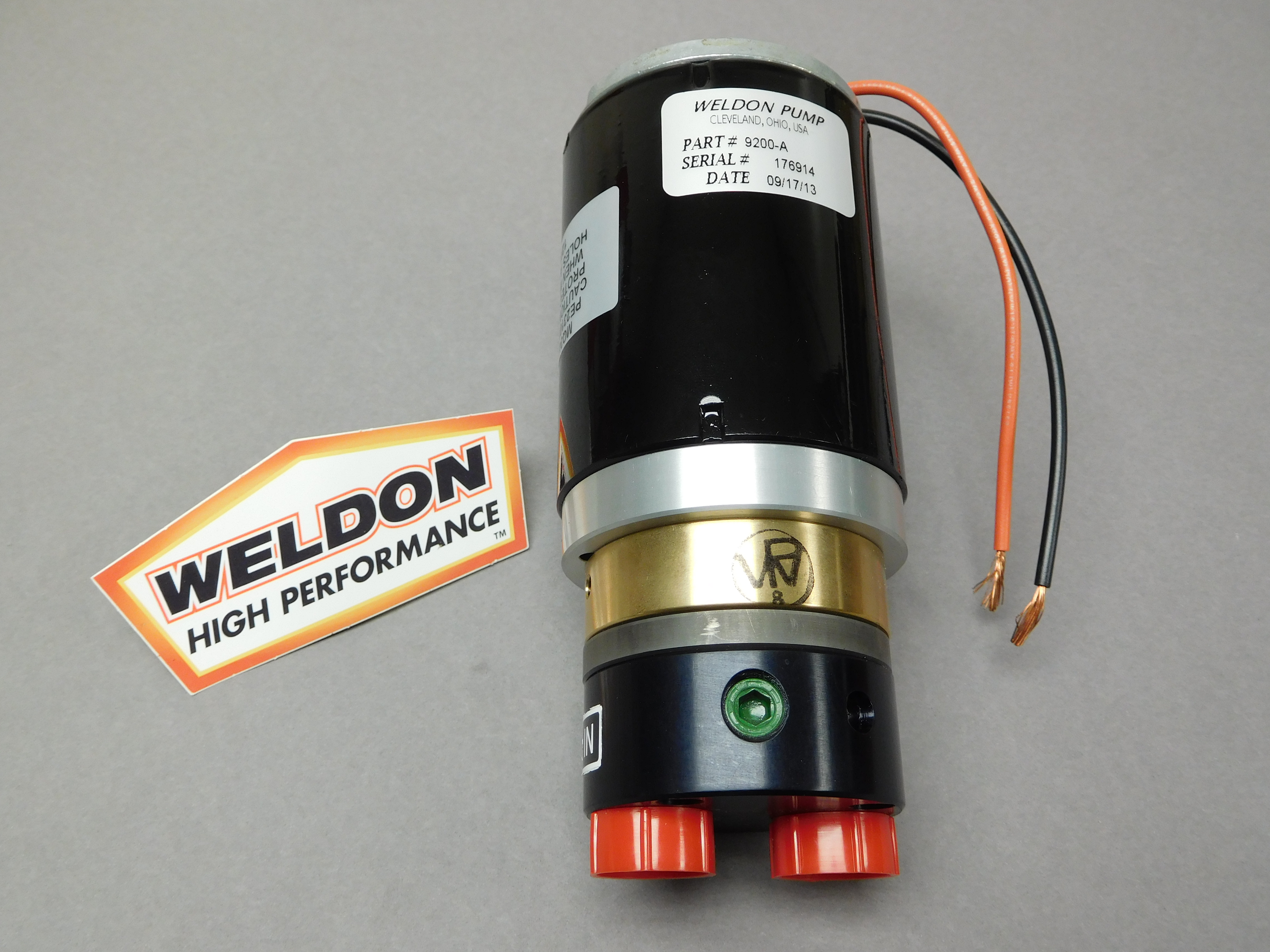 Weldon; 9200A 6AN female inlet and outlet ports. Kinsler Fuel Injection