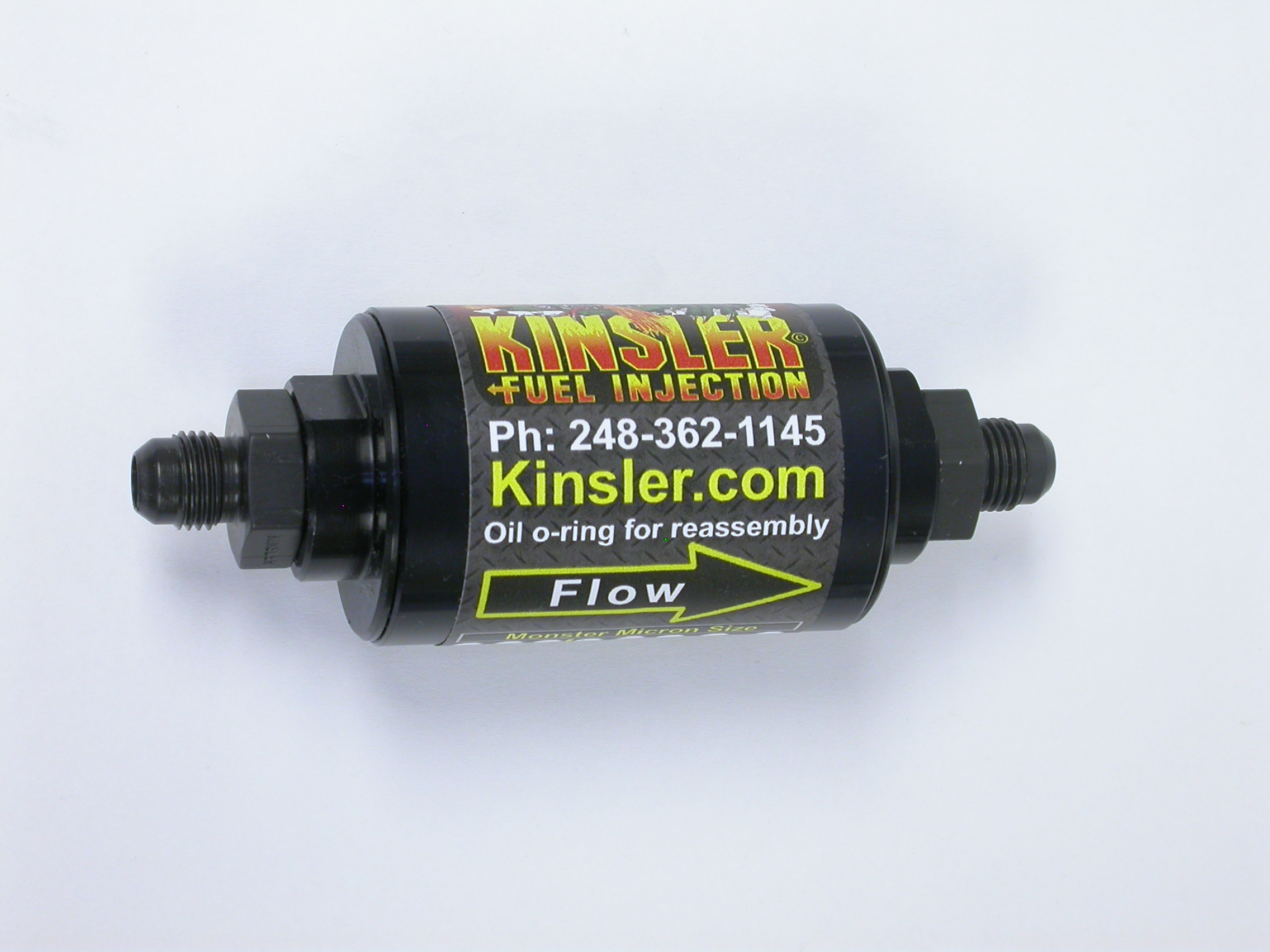 Kinsler Black Anodized BLR Racing Fuel Filter