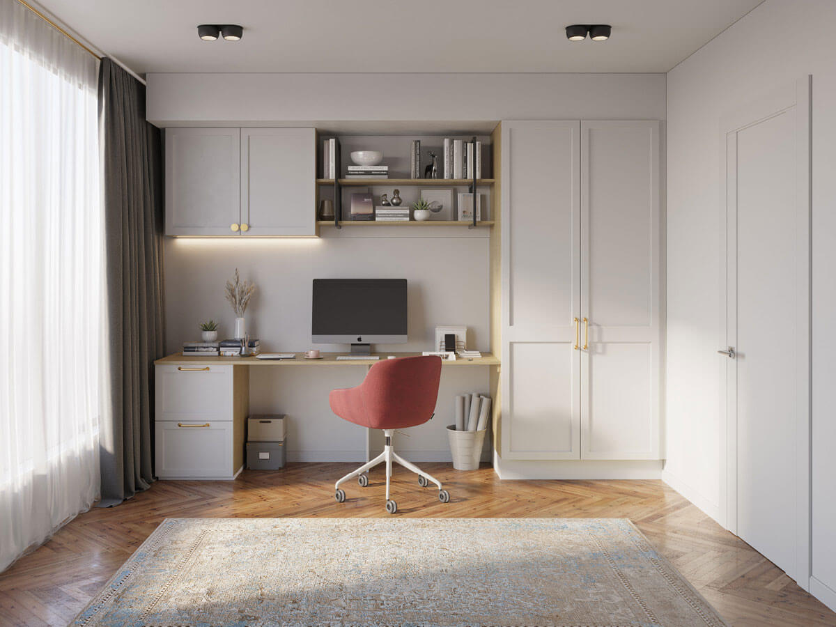 Modern Home Office Design & Renovations Kinsman Kitchens