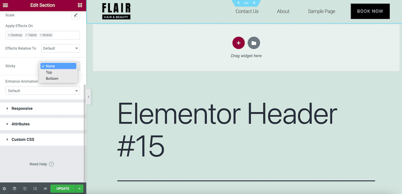 The Ultimate Guide to Elementor Sticky Headers LaptrinhX