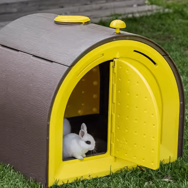 DIYokai Rabbit Hutch for 2 Rabbits Comfortable and Secure