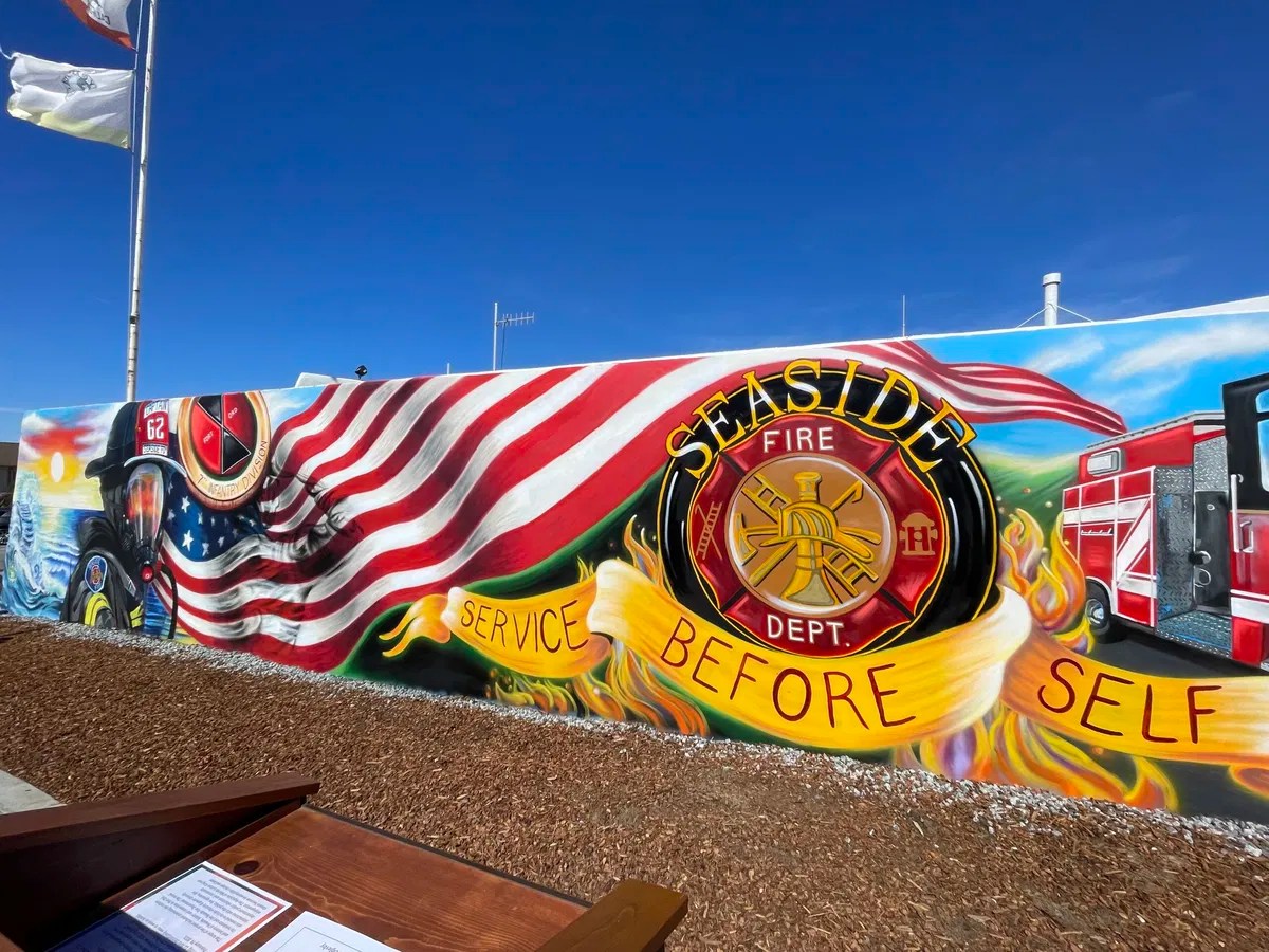 The City of Seaside unveils completed fire station mural Flipboard