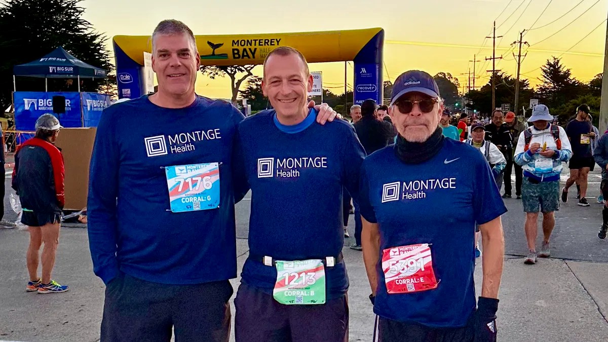 Doctor runs Monterey Bay Half Marathon with runners whose lives he