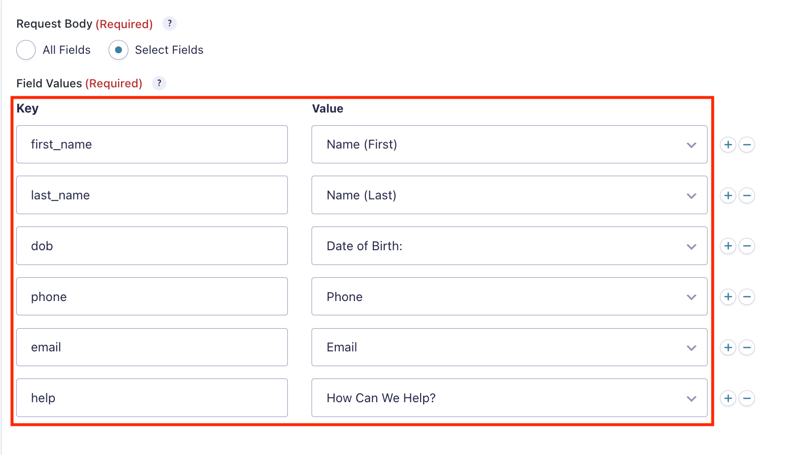 Gravity Forms Integration Kipu CRM