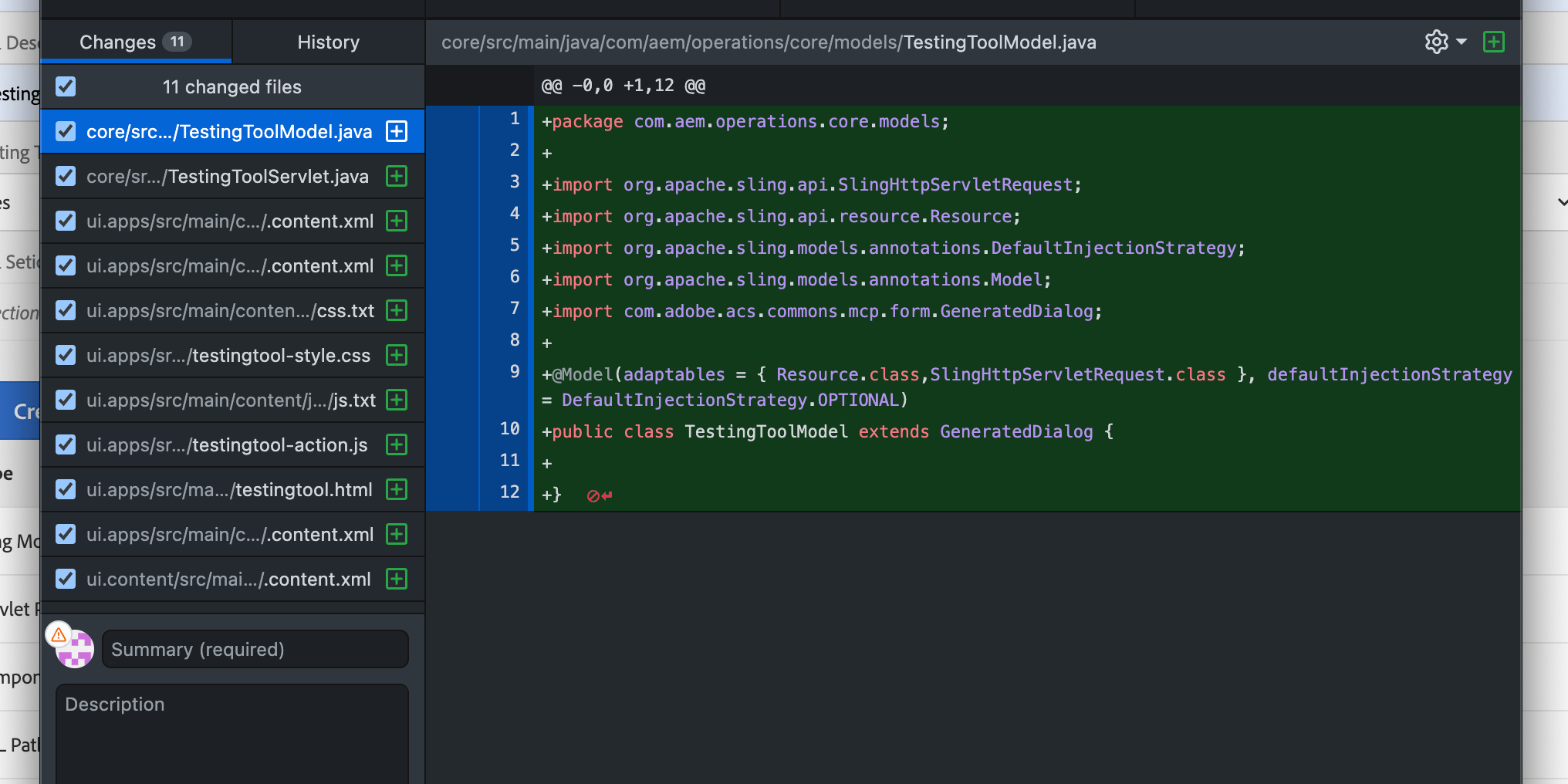 AEM Tool Create / Generate tool from scratch AEM best practices and