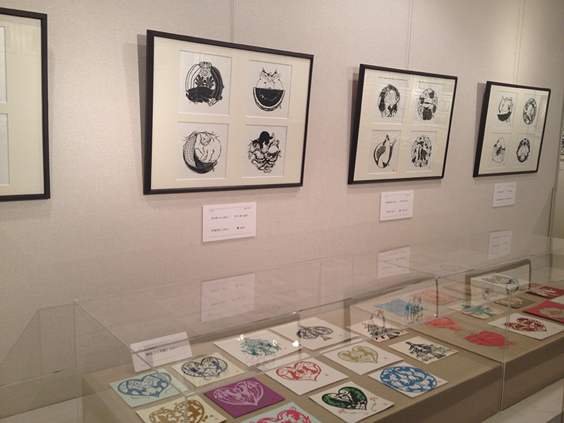 蕨個展会場案内12 2階展示室その6 きりえや万華鏡 きりえやweb