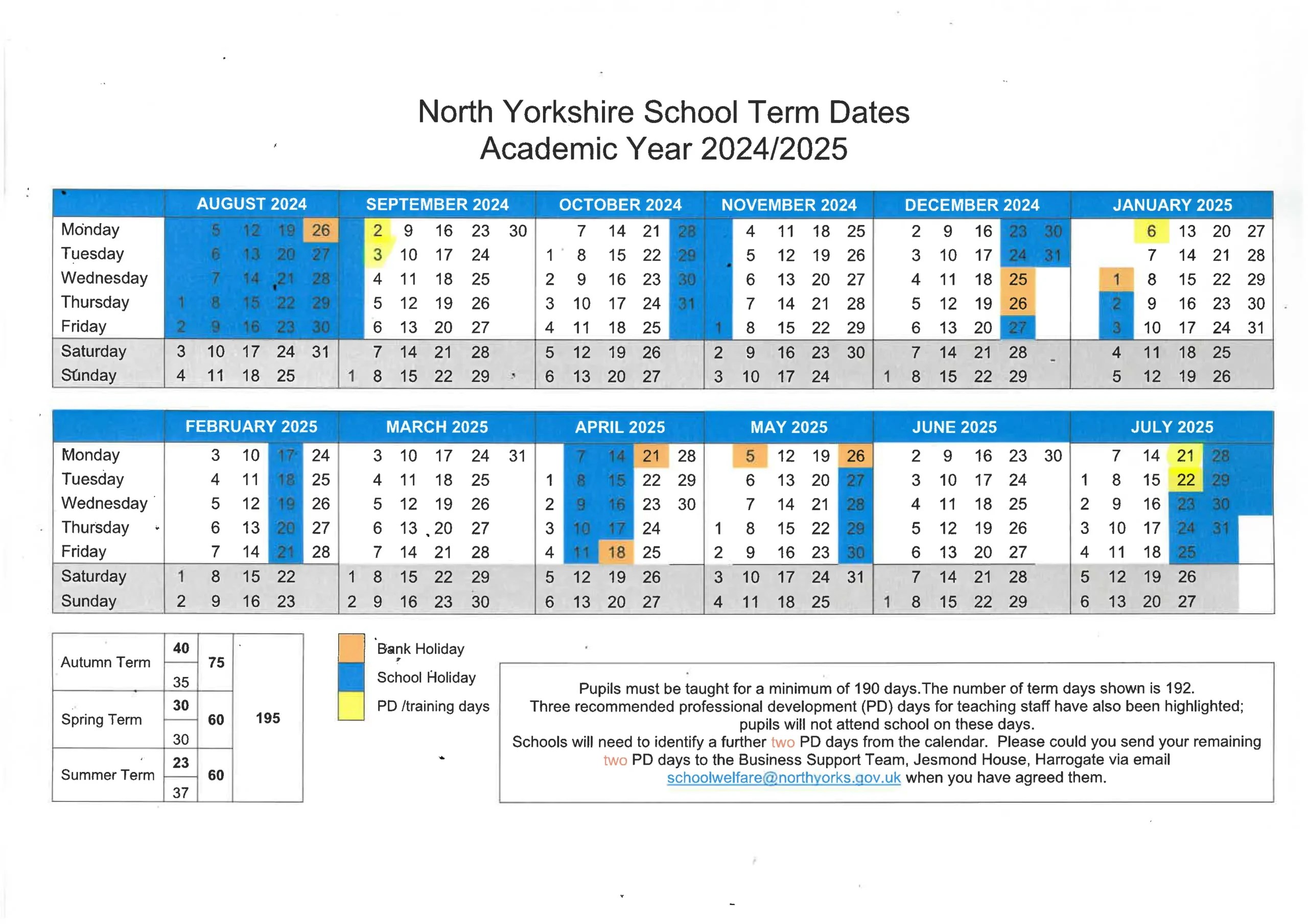 Term Dates