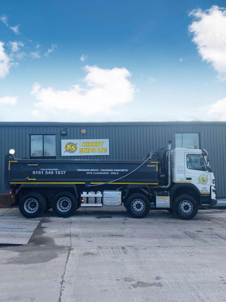 Tipper Hire Liverpool Rent 8 Wheel Tippers in Merseyside Kirkby Skips