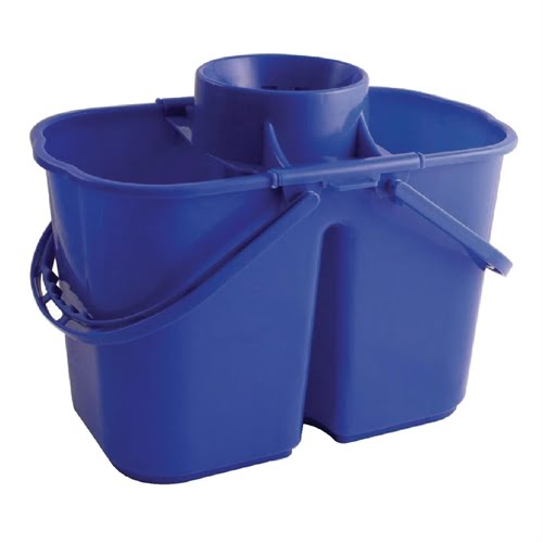 Jantex Colour Coded Twin Mop Buckets Blue Kirklands