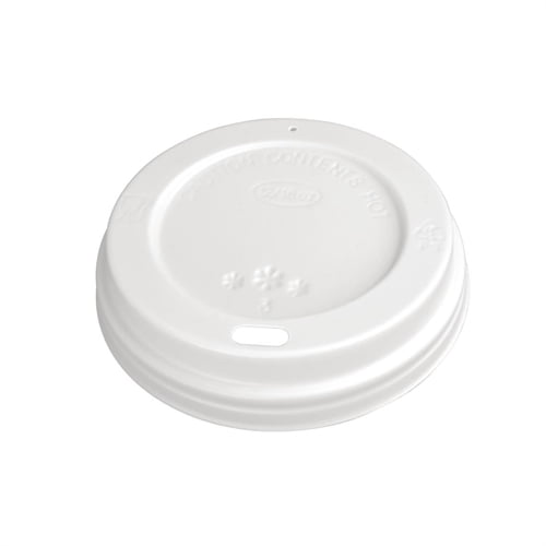 White Lid For Fiesta 340ml / 12oz and 455ml / 16oz Disposable Coffee