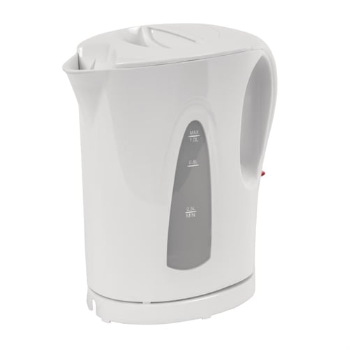 Caterlite Hotel Room Kettle 1Ltr White Kirklands