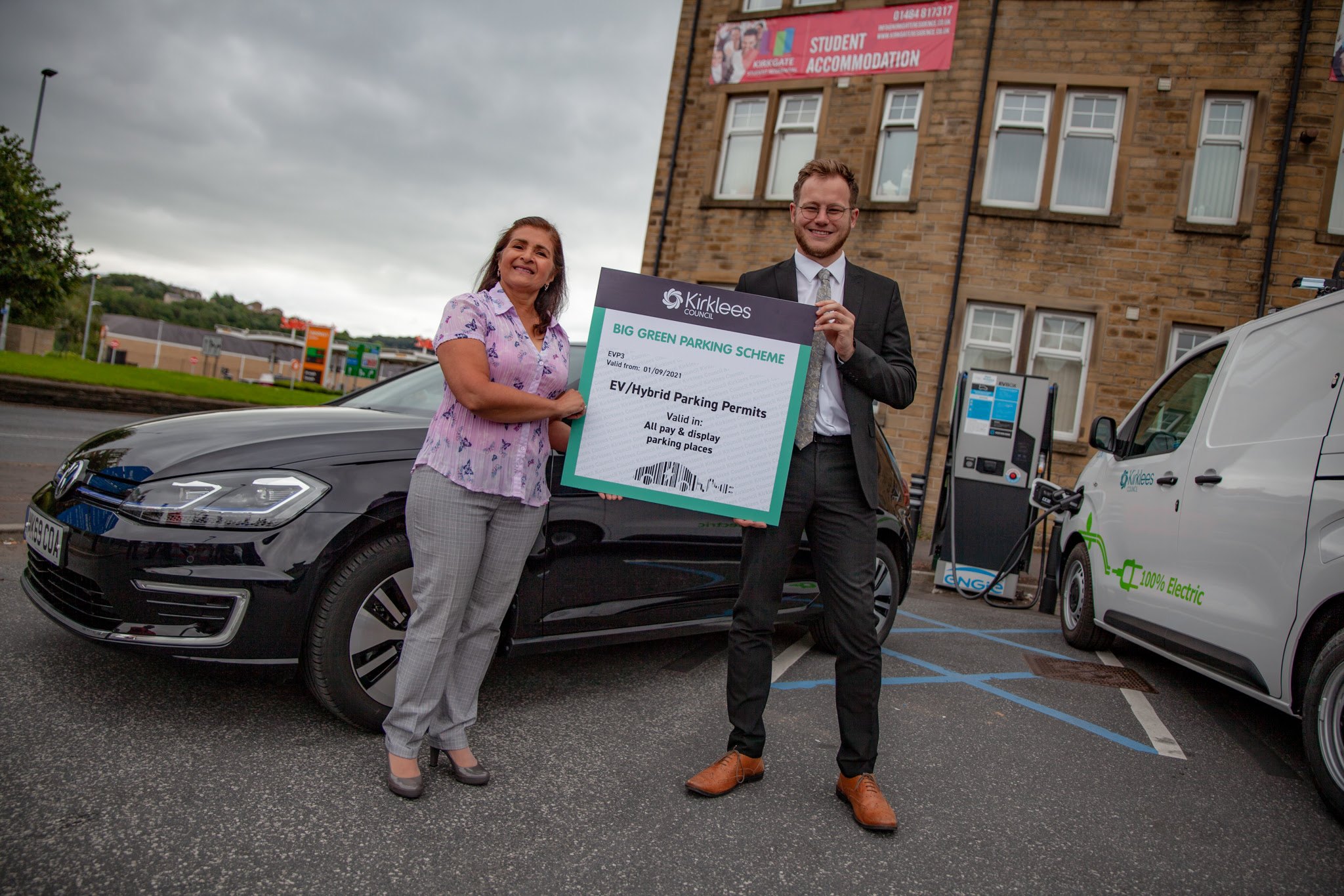 Kirklees Council Launches New 'Green One' Parking Permit for Low