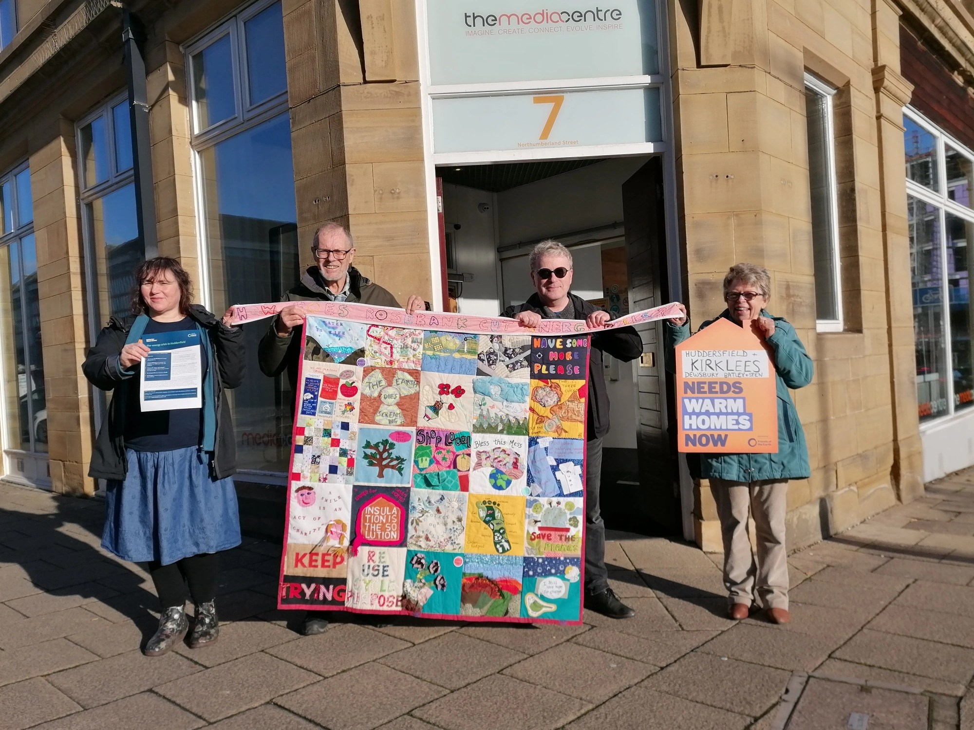 Campaigners Unite to Demand Warm Homes for All Across Kirklees KLTV