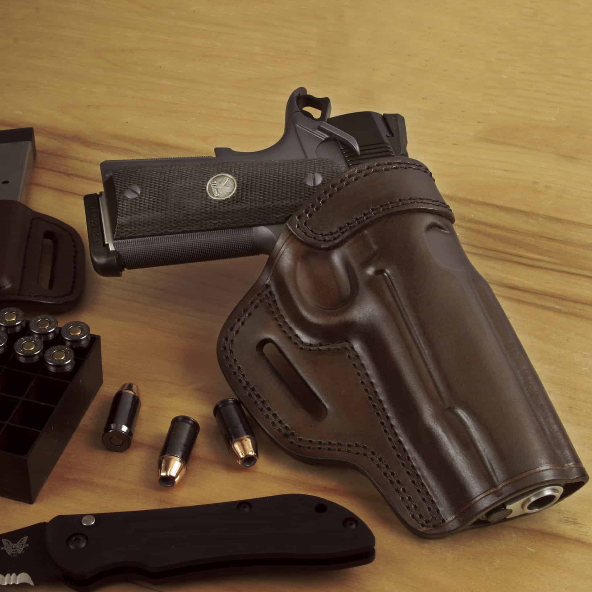 Kirkpatrick Texas Strong Side OWB Holster Model TSS Kirkpatrick