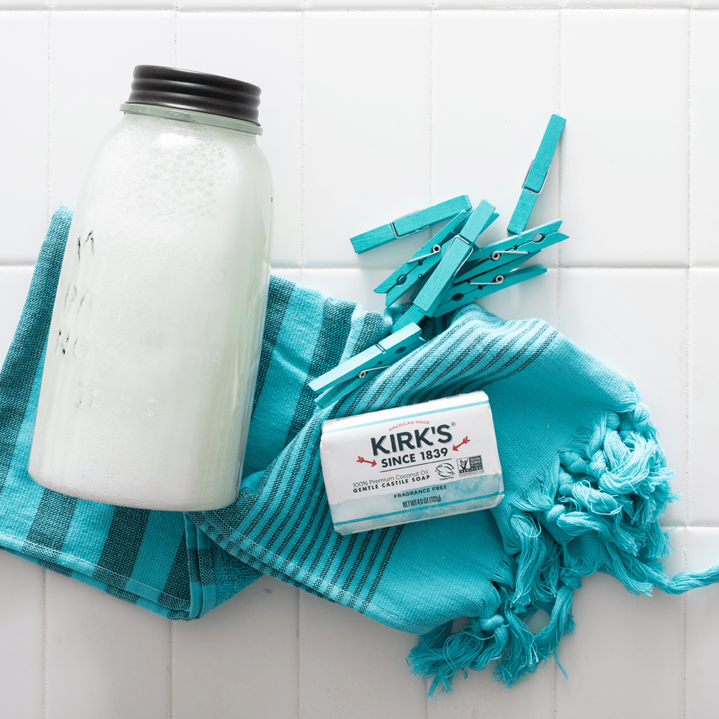 Kirk’s Natural Soap Liquid Laundry Detergent