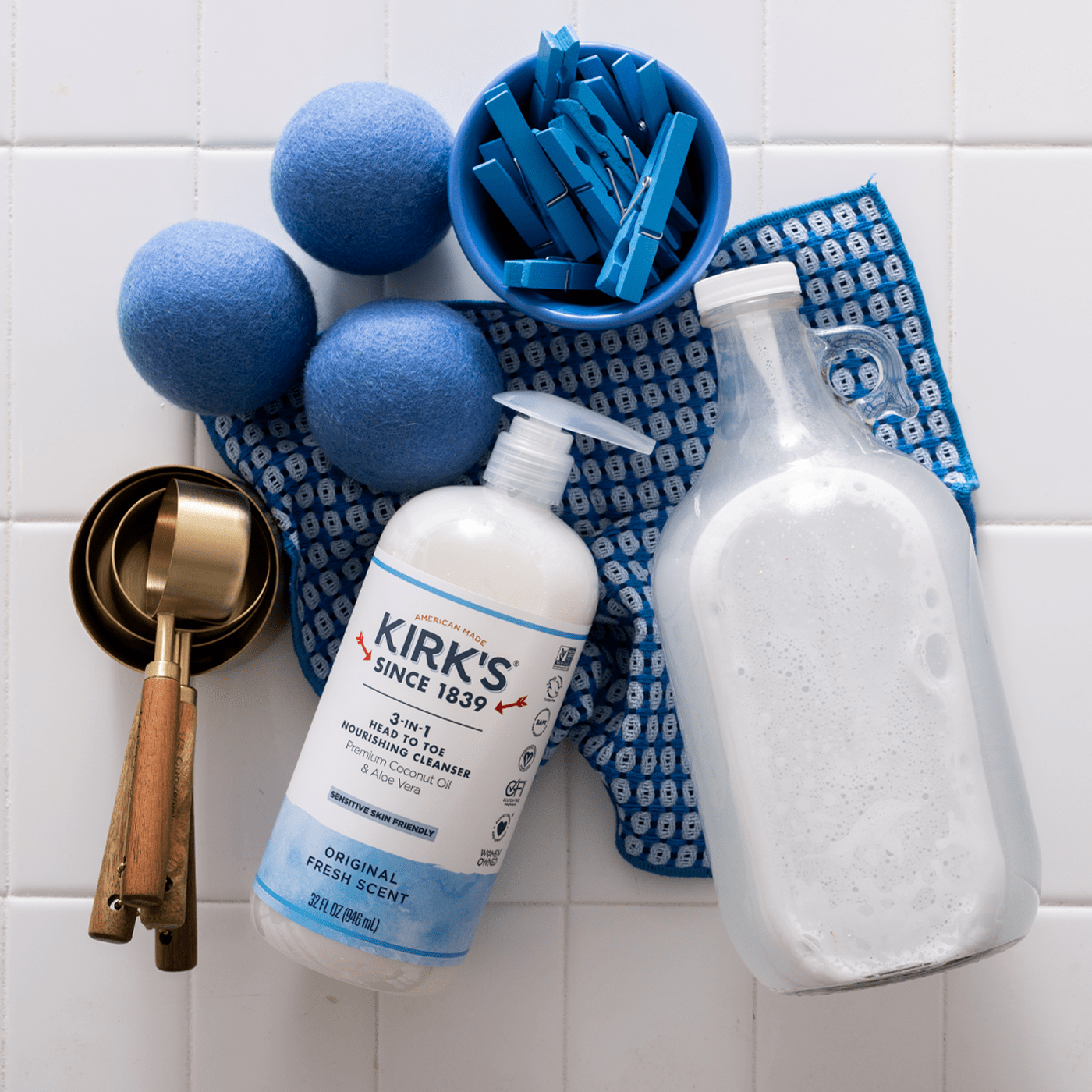 Kirk’s Natural Soap Liquid Laundry Detergent