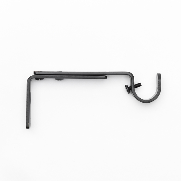 Gardinstångshållare Svart Extra lång gardinstångshållare Ø 19 mm, Svart Kirsch.se