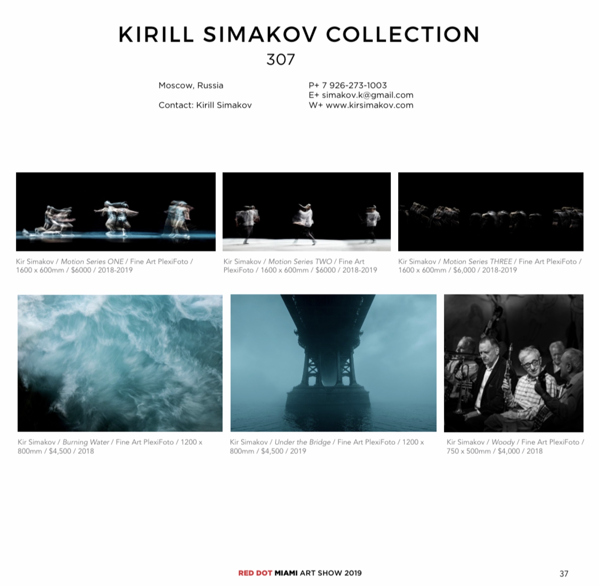 Red dot Miami. Art Basel /// 2019.12 Kir Simakov Portrait, Art