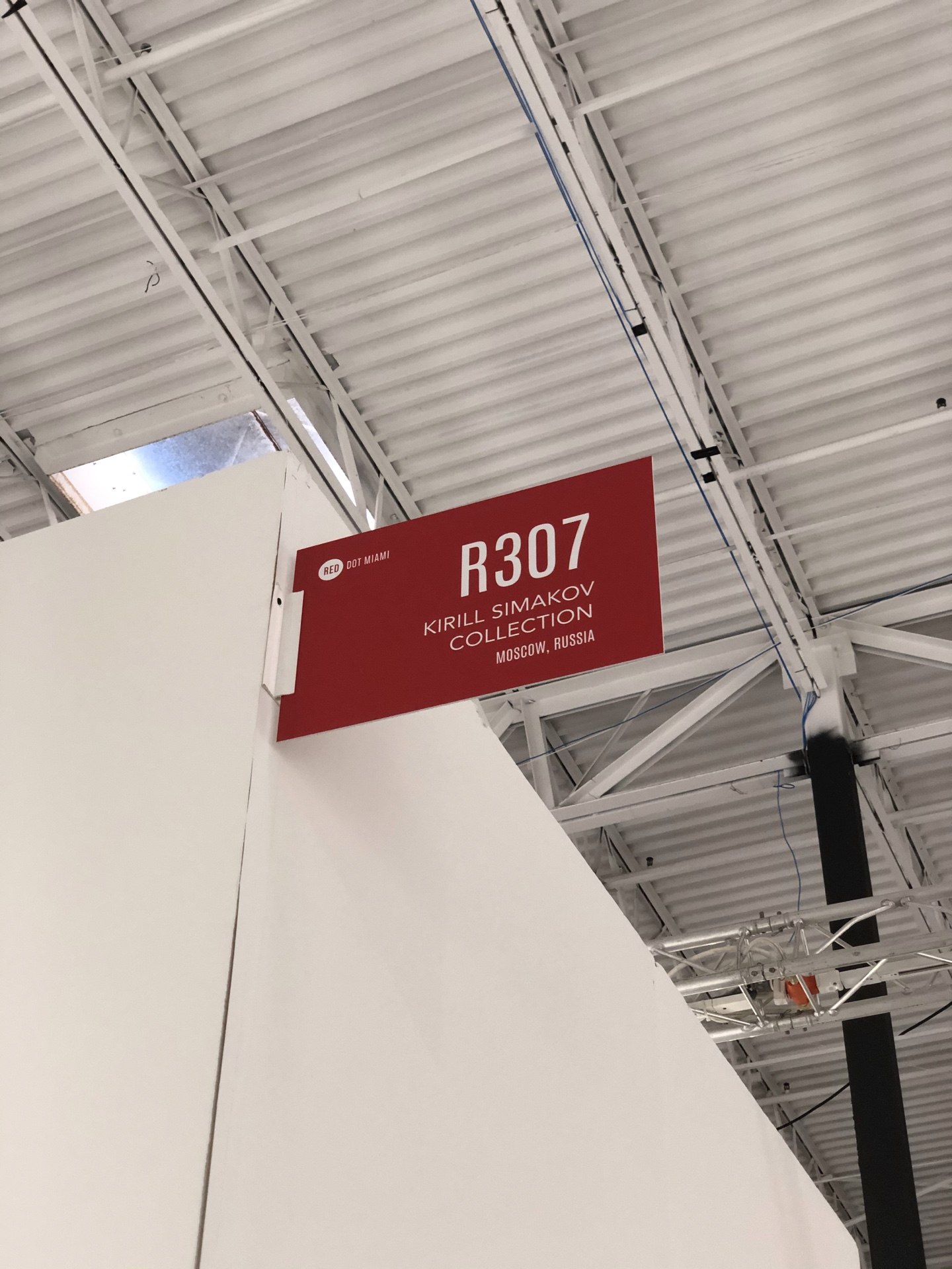 Red dot Miami. Art Basel /// 2019.12 Kir Simakov Portrait, Art