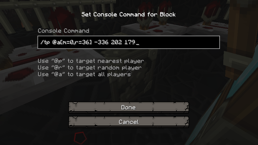 Fun with Command Blocks