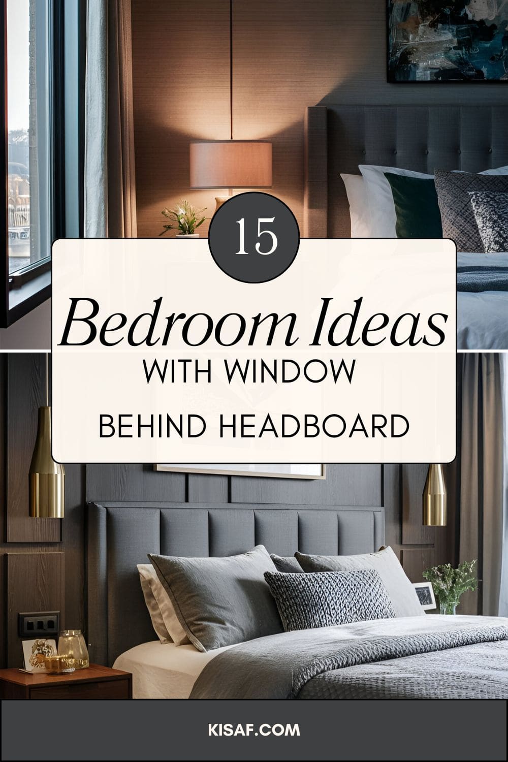 15 Inspiring Bedroom Ideas With Window Behind the Headboard