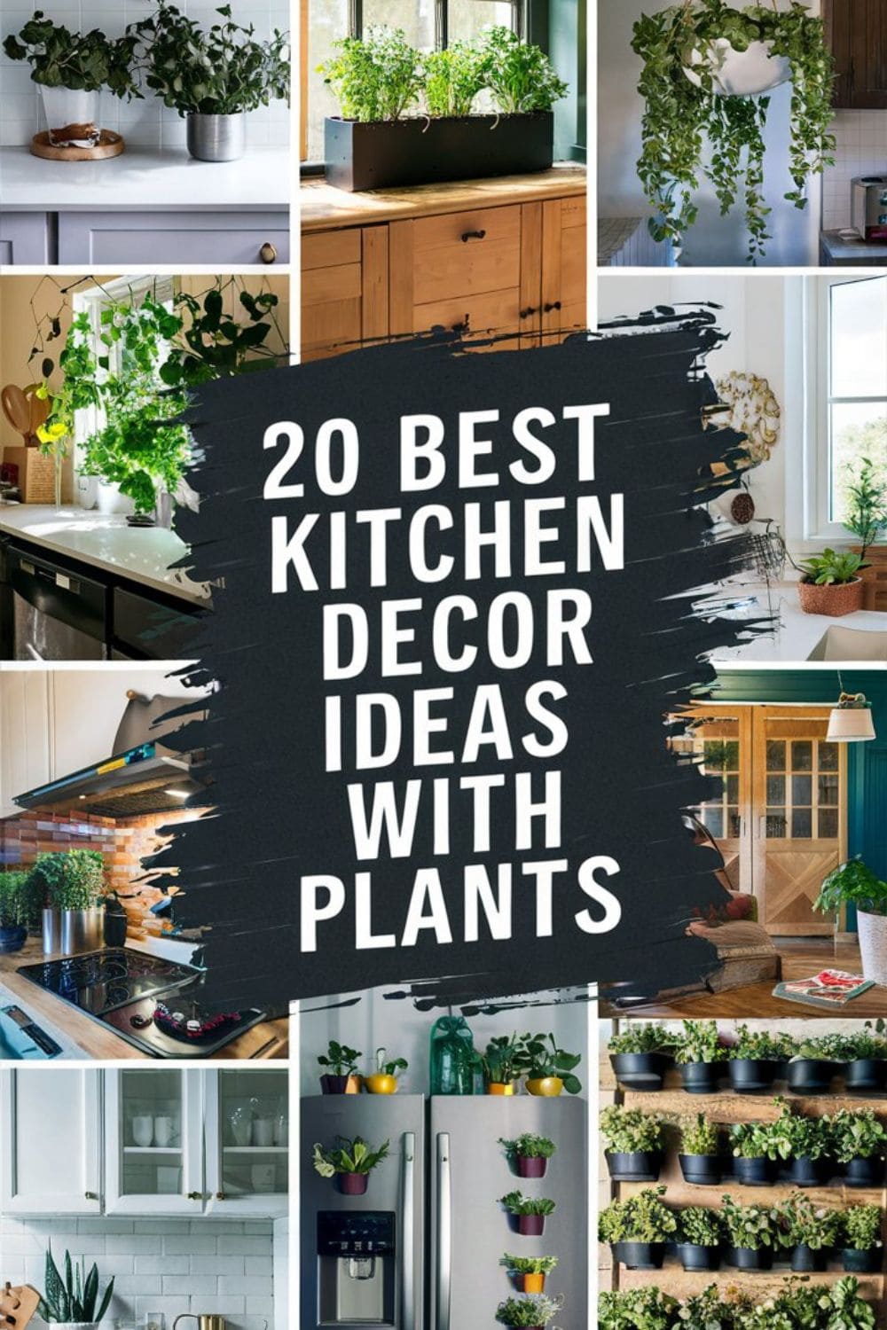 Don't Miss Out These 20 Best Kitchen Decor Ideas with Plants