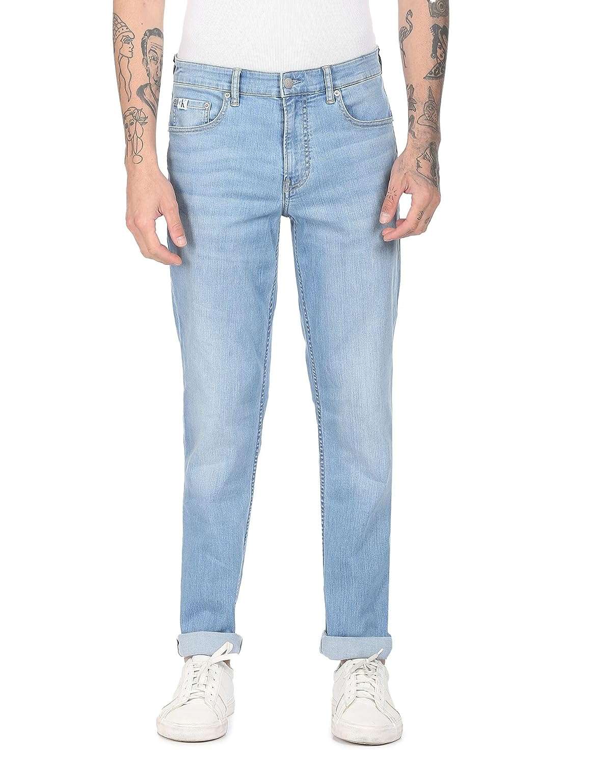 Calvin Klein Men Jeans (LIGHT BLUE)