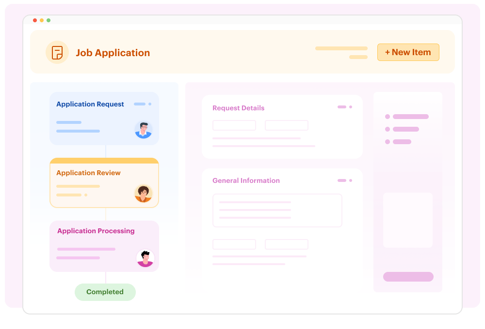 Job Application Template Kissflow Workflow