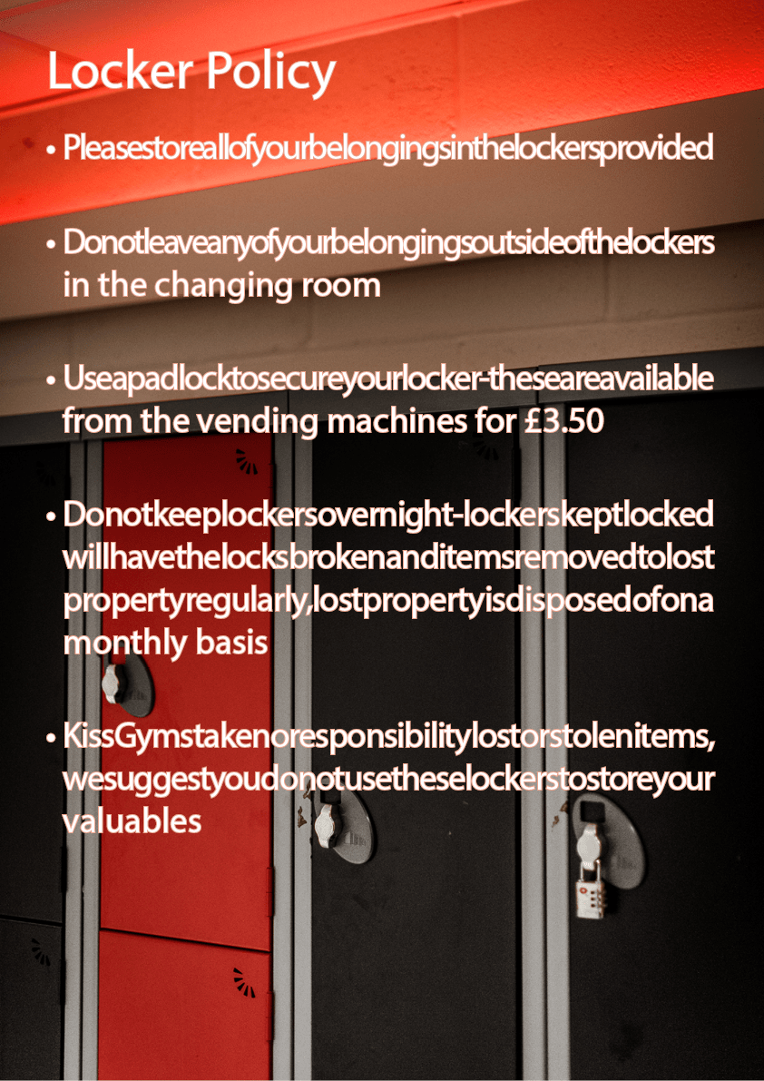 Customer FAQ Lockers The Kiss Gyms Blog