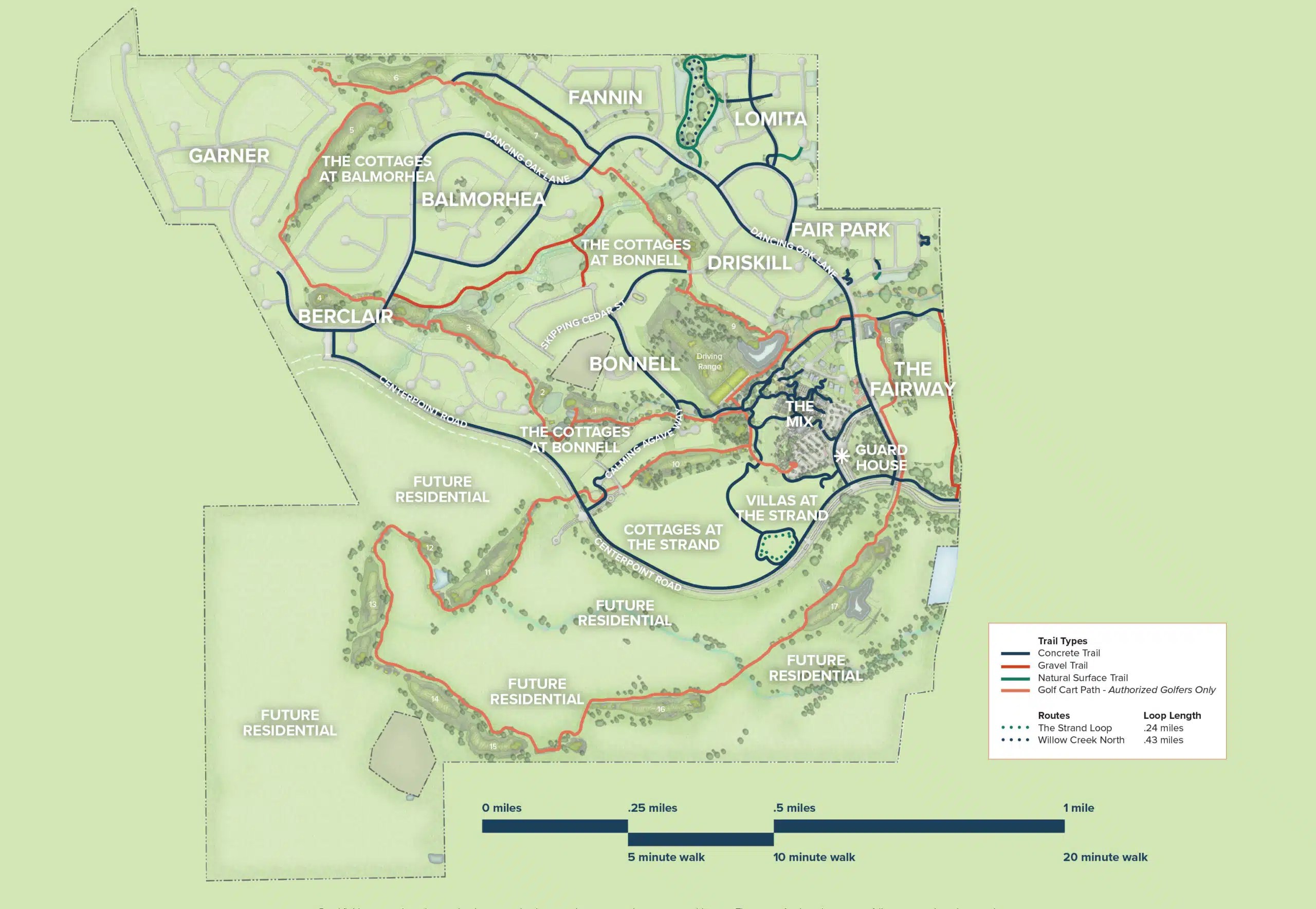 Trail Map of Kissing Tree Check Out All the Different Trails
