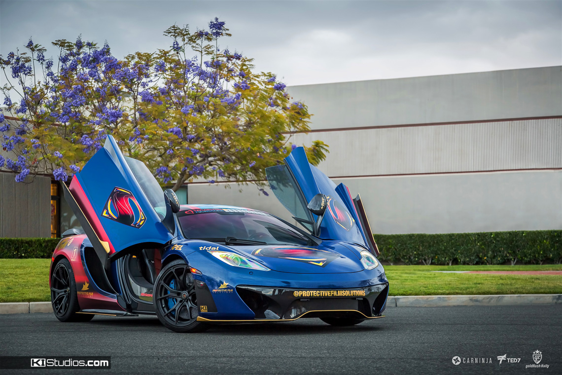 Superman MacLaren 12C Superhero Wrap KI Studios