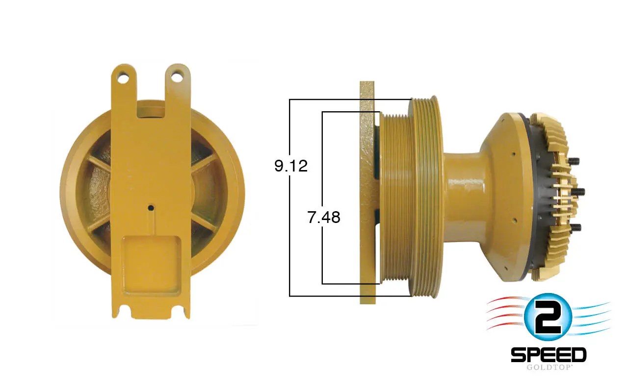 2Speed Caterpillar Fan Clutch (991892) Replacement for 999978