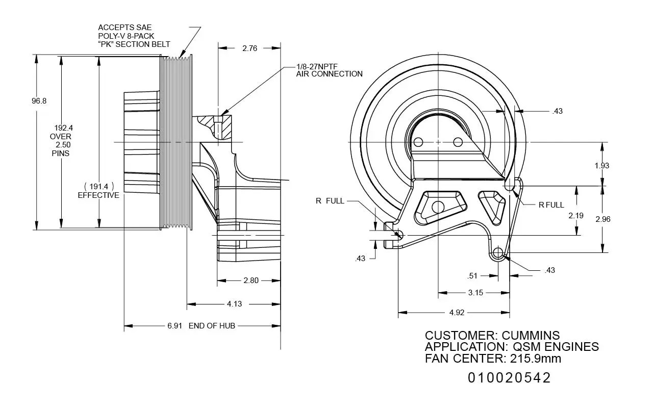 KysorStyle Hub Reman 010020542X