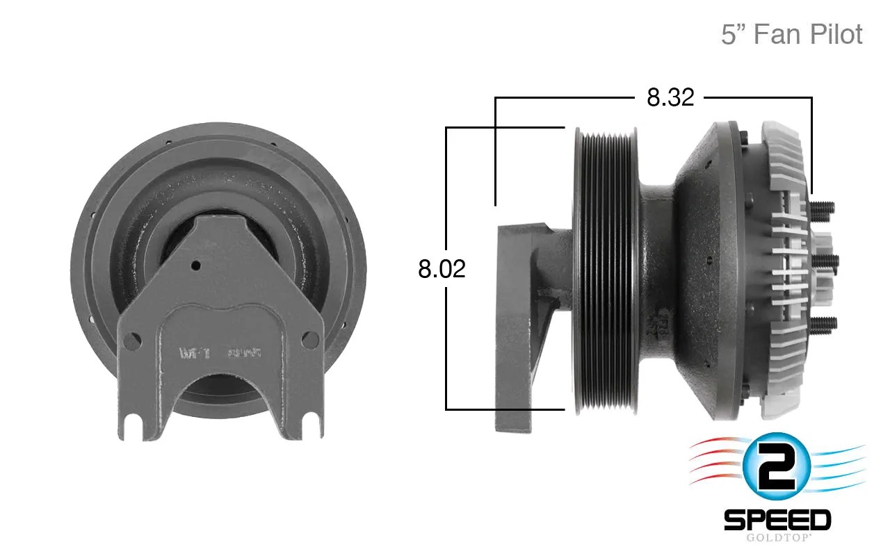 2Speed Cummins Fan Clutch (982432) Replacement for 99a82432