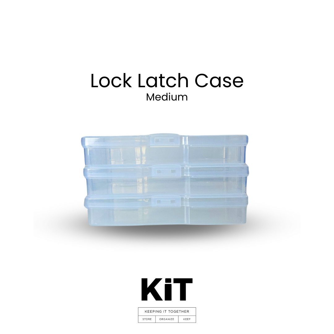 KIT Storage Organizer Box with Snap Latch Keeping It Together