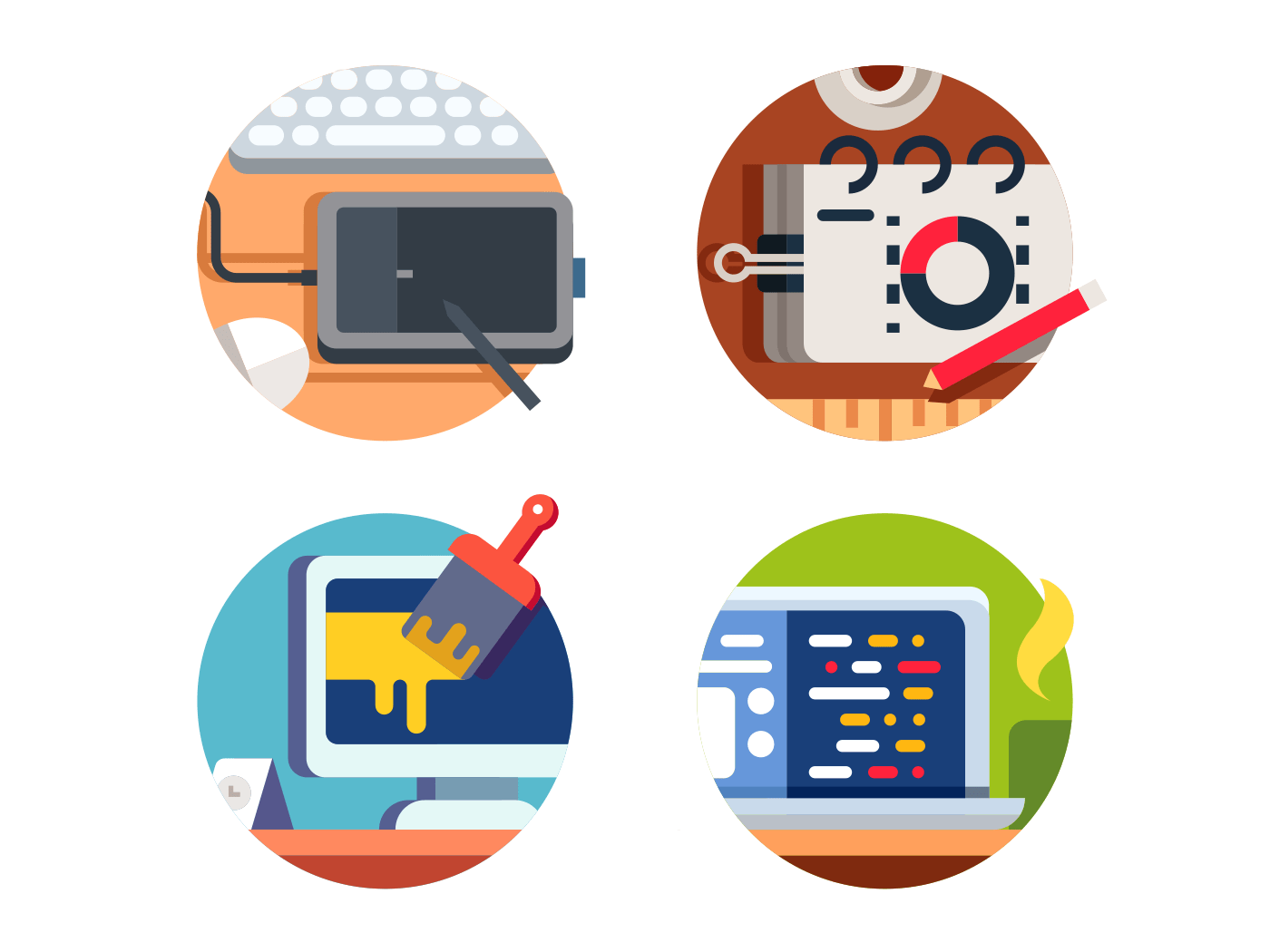 Computer software design icons Kit8