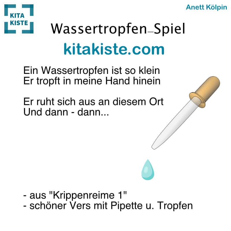 WassertropfenSpiel Kita Kiste