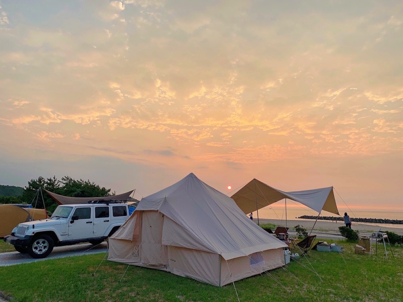 石見海浜公園キャンプ場レポート（島根県）3つの特徴と注意点 ページ 2 キャンプ200gください